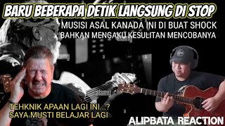 Baru beberapa Detik Langsung Di STOP | Musisi Asal Kanada Mengaku Tak mampu | Alipbata Reaction