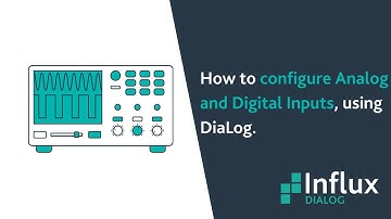 How to configure Analogue and Digital Inputs, using DiaLog