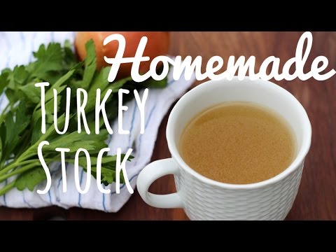 Homemade Turkey Stock - City Cookin'