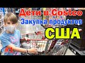 Дети в Costco / Захар покупает продукты на неделю для многодетной семьи