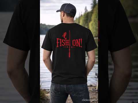 Футболка для рибалок «Хворий на рибалку» - лікування не потрібне, видео 1