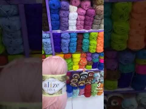 شوفوا بهجه وجمال خيوط الكروشيه