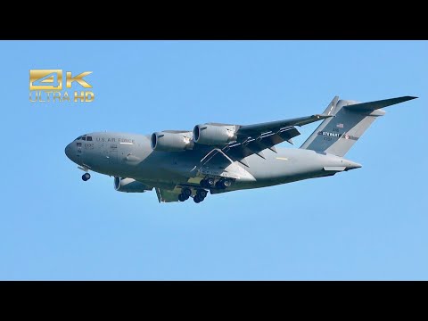 Boeing C-17 Globemaster III USAF ANG 01-0192 arrival Airpower 2024