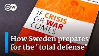 Sweden calls on its citizens to prepare for war | DW News