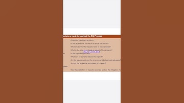 Environmental impact assessment #environmentalscience #PEPA #EPA #environmentalsciences101