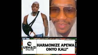 HARMONIZE APEWA ONYO KALI NA BONDIA MWAKINYO. #tiktok #music #2024 #trending