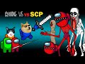 어몽어스 vs SCP, Pacman | Mario Animated Gameplay