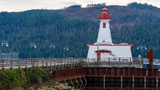 Port Alberni Lighthouse Winter Walking Tour - British Columbia ・ 4K HDR