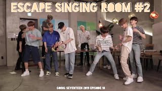 [daily indo sub] going seventeen 2019 episode 18: escape singing room part 2