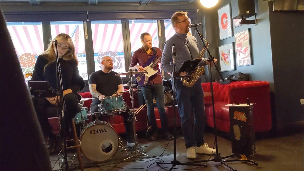 Sunday Jazz session at Busker Browne's Galway. Ivor Curley on sax and