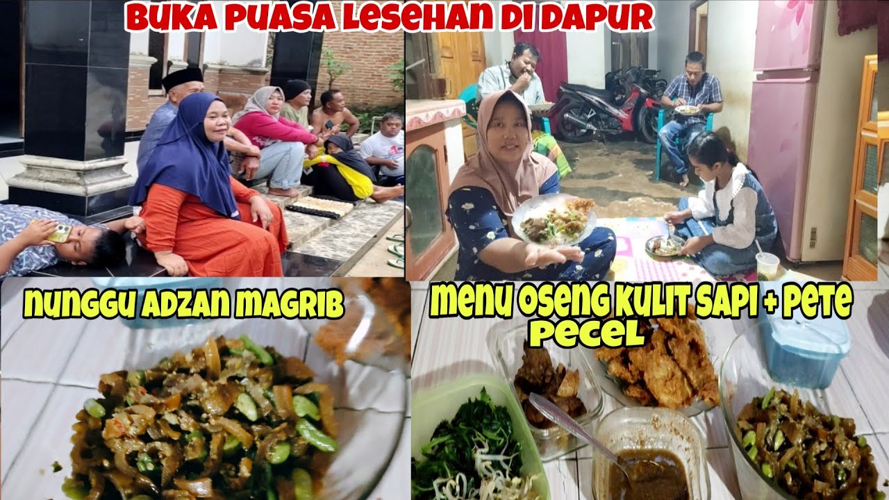 Buka puasanya rame-rame di rumahku bersama kang Rozak ⁉️  Mbak iti vlog 