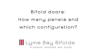 Bifold door configurations explained