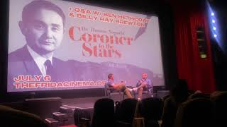 Coroner to the Stars Q&A at The Frida Cinema