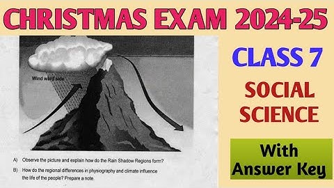 Class 7 Christmas Exam Questions  and answers Social Science kerala syllabus New textbook 2025
