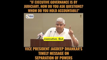 Separation of power is a basic structure of the Constitution