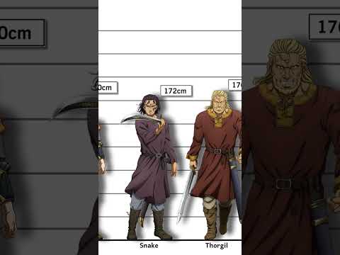 Vinland Saga Season 2 - Height Comparison Shorts