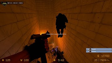 ZOMBIE ESCAPE MOD ON COUNTER-STRIKE: SOURCE, MAP: ZE_pirates_port_royale, LEVEL 1, CSS