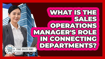 What Is The Sales Operations Manager