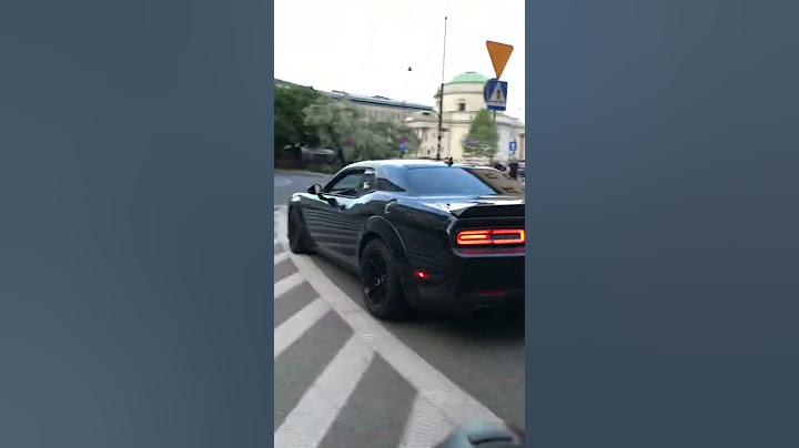 CRAZY LOUD Dodge Challenger SRT Hellcat — Sound in Warsaw