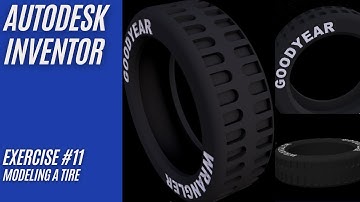 Modeling a Tire in Autodesk Inventor | Step by Step Tutorial
