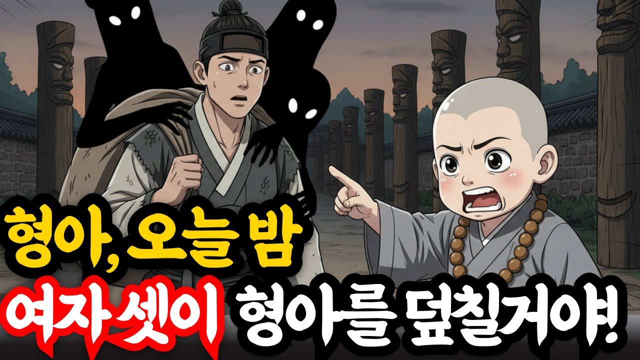 형아, 오늘밤 여자셋이 형아를 덮칠거야! 5살 동자승, 반야가 경고한 세번의 살(煞)_옛날이야기 | 고전설화 | 야담 | 민담 | 설화 |전설 #은빛설화 #오디오북 #야담 #민담