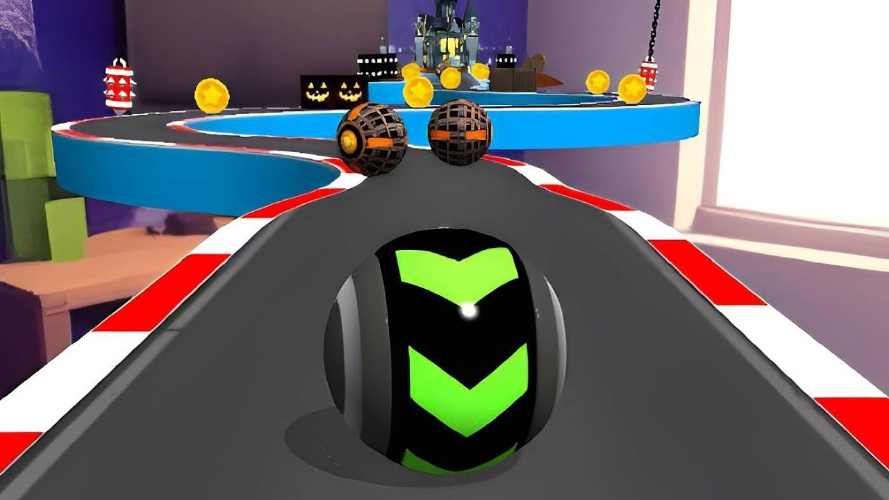 Sky Rolling Ball 3D Gameplay Speedrun Max All Levels 2339