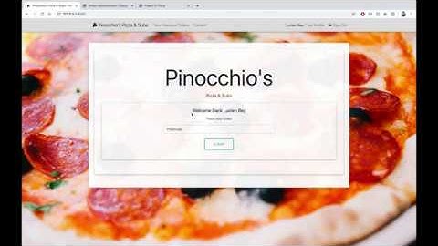 CS50 - Project3 - Pizza