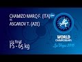 1/4 FS - 65 kg: F. CHAMIZO MARQ (ITA) df. T. ASGAROV (AZE), 10-5