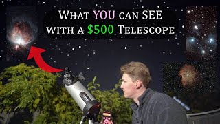 What YOU can SEE with a $500 Telescope?!🤩🌠🔭