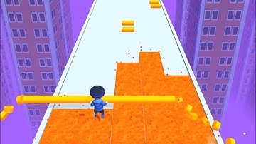 Roof Rails LV.16 - 19 (iOS & Android) #level #gameplay #iosgamer #mobileos #game #roofrails #reels