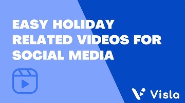 Create Holiday Social Media Videos with Visla