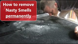 How to permanently remove a Nasty Smell or Odour from your Car or Van with Baking Soda