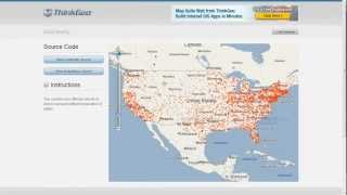 Dot Density Drawing Using Numerical Data: Map Suite MVC Edition Sample App Walkthrough