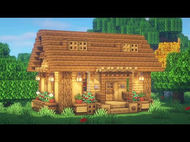 Starter Survival House! More detailed tutorial on  (link in