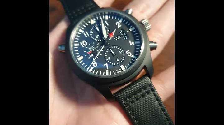 Đồng hồ iwc pilots watch double chronograph edition top gun năm 2024
