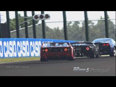 GT40 v F40 Suzuka 3 Camera.wmv