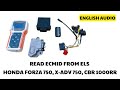 Read ecmid from esl honda forza 750 xadv 750 cbr 1000rr