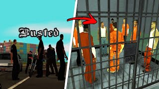 What happens if CJ goes to Prison in GTA San Andreas? ( secret cutscene)