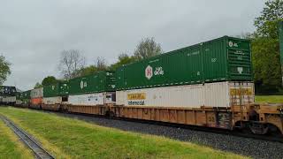 NS Lehigh Line Action in Phillipsburg, NJ with BNSF Power