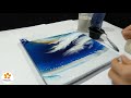 Acrylic Pouring mit Sand - Schritt für Schritt erklärt. | Acrylgiessen Tutorial (Deutsch)