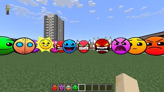 Celebrity Lobotomy Nextbots | Geometry Dash Difficulty Faces | MCPE Wealth
