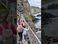 Carrick-a-Rede #rope #bridge crossing back over! #family #day out! #height #water #scary