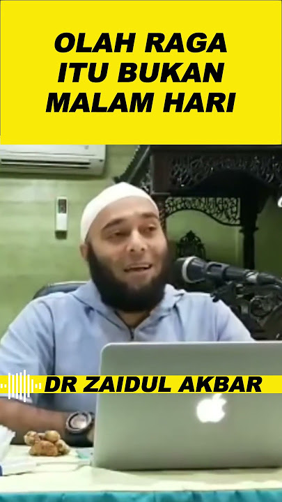 MALAM ITU WAKTU NYA TIDUR || DR ZAIDUL AKBAR