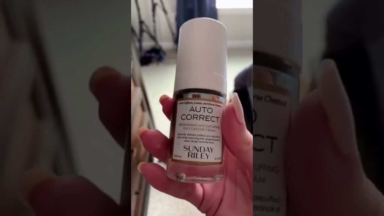 How I fixed my gucci eye bags? | Sunday Riley Autocorrect Eye Cream