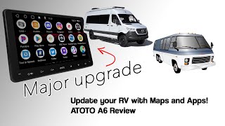 How to upgrade your in dash radio in your RV of Van conversion!  #ATOTO  A6 Review screenshot 4
