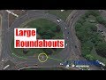 Large Roundabouts UK - Multi Lane Roundabout Rules Orange Street Halifax