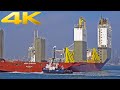 8 hours relaxing marine traffic at port of rotterdam netherlands  4k shipspotting 2023 part 12