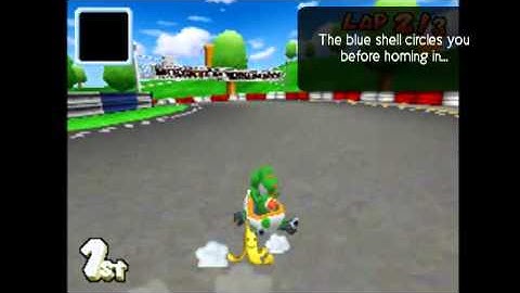 How to dodge a blue shell in Mario Kart DS