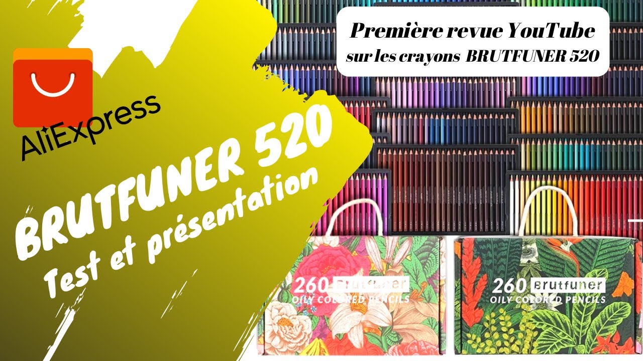 BRUTFUNER 520 - TEST et présentation - 2 NOUVEAUX COFFRETS de 260 couleurs  