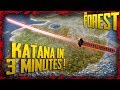 How To Find The Katana In 3 Minutes! | The Forest Tutorial